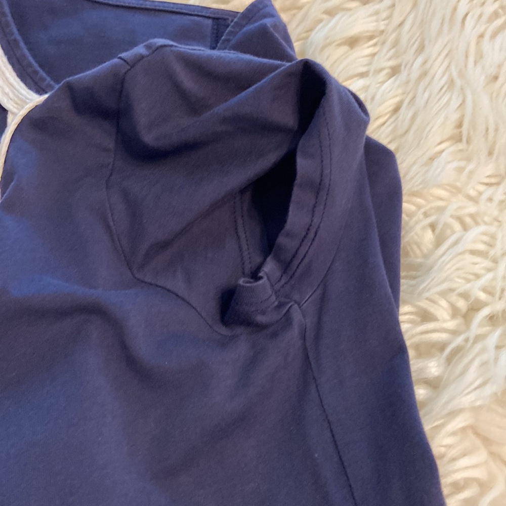 Lilly Pulitzer navy blue dress size XS very good condition 100% Pima cotton - Picture 9 of 12